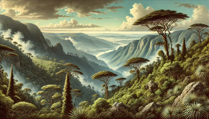 Marozi-Aberdare-Mountains The Aberdare Mountains in Kenya, known for Marozi sightings.