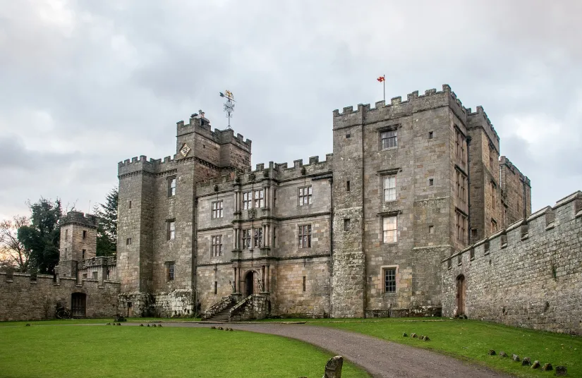 Chillingham Castle view from outside