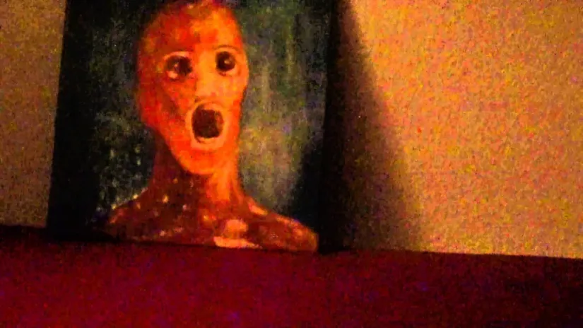 The Anguished Man cursed painting