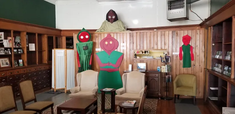 Flatwoods Monster Museum inside view