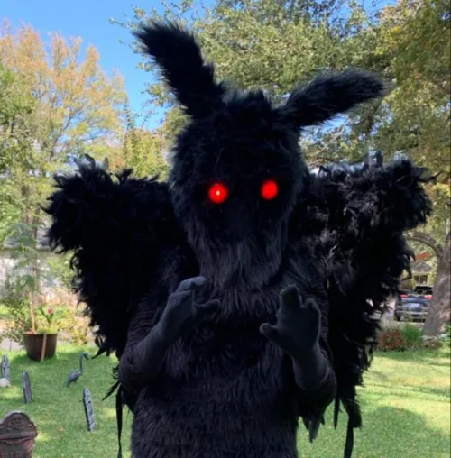 Creepy Mothman costume idea for 2024